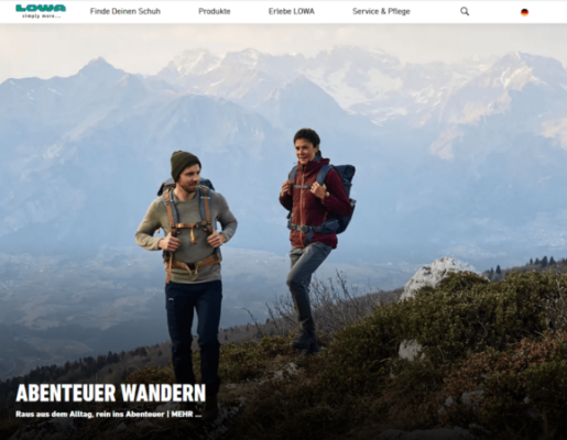 Lowa launcht neue globale Website