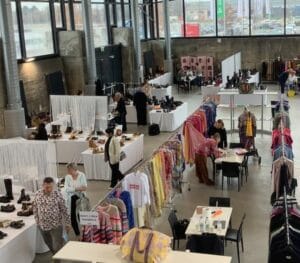 Blick in die Messehalle