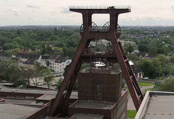 Die Essener Zeche Zollverein war dieses Mal Veranstaltungsort der Lowa-Jahrespressekonferenz