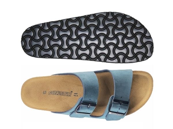 Das von Birkenstock beanstandete Design des Goldstar-Schuhs.