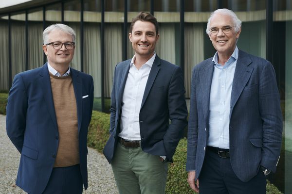 Die Legero-United-Geschäftsführung (von links): CEO Stefan Stolitzka, Florian Fuchs und COO Morten Bay Jensen