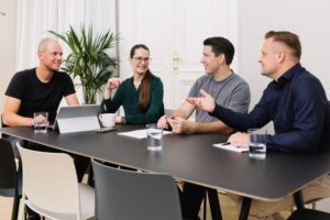 Der Experten-Ring (von links): Bernd Grillitsch, Dr. Caroline Fischerlehner, Mathias Böhm und Thomas Stadler