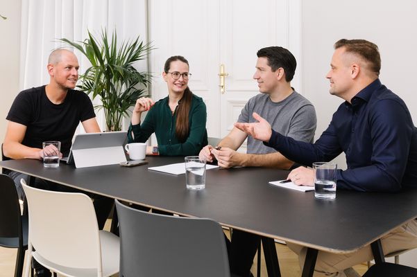 Der Experten-Ring (von links): Bernd Grillitsch, Dr. Caroline Fischerlehner, Mathias Böhm und Thomas Stadler