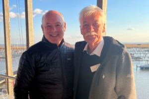 Peter Sachs (links) mit dem langjährigen Lowa-CEO Werner Riethmann