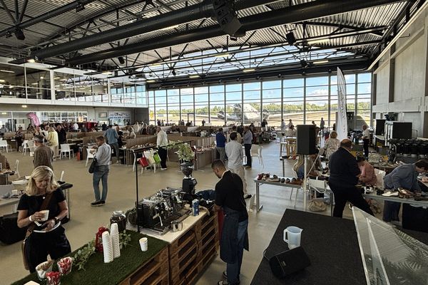 Blick in den Hangar