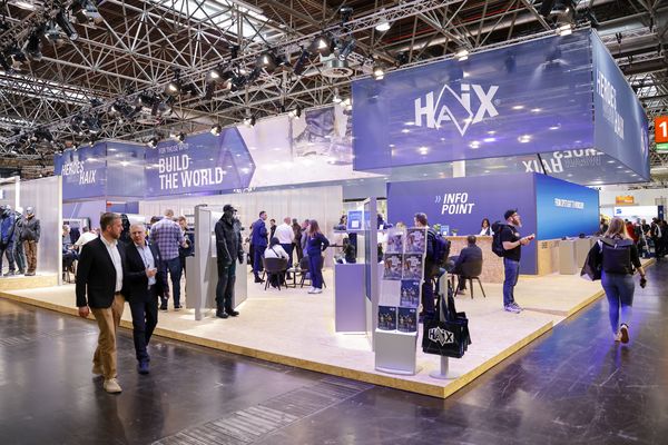 Der Haix-Stand auf der A+A (Foto: Messe Düsseldorf / ctillmann)