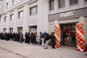 Großer Andrang bei der Snipes-Eröffnung