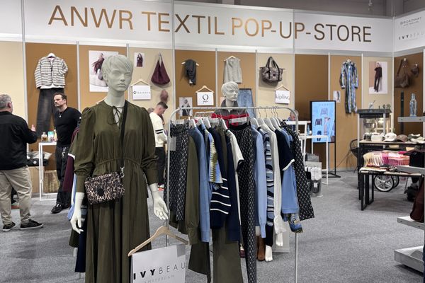 Pop-Up-Textil-Store auf der ANWR Order