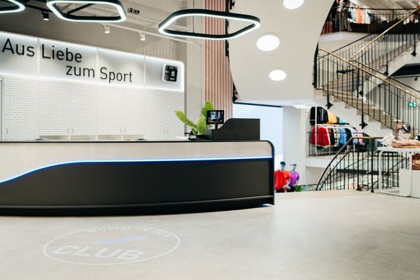 Kassenbereich bei Intersport Finke