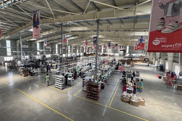 Blick in die neue Werkshalle