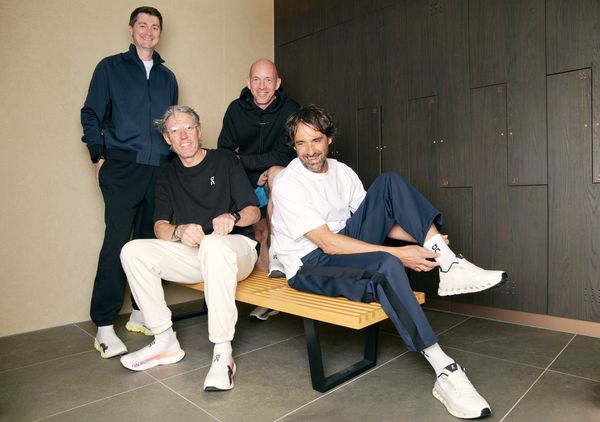 Das neue On-Führungsteam (von links): Scott Maguire, Olivier Bernhard, David Allemann und Caspar Coppetti