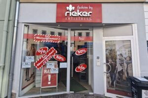 Der Rieker-Store in Fulda ist geschlossen.