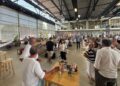 Blick in die Messehalle