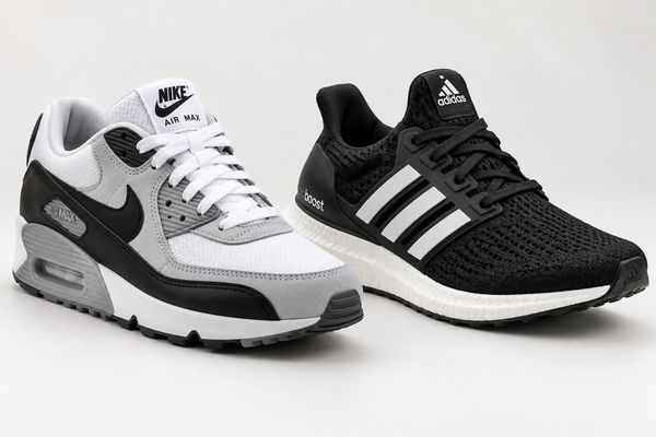 Nike und Adidas verlieren Anteile am weltweiten Sportschuhmarkt. (Foto: KI)