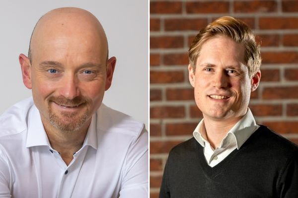Stefan Nicoai ECC/Links) und René Schnellen (Fashion Cloud)