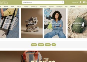 Die Homepage von "The Little Green Bag"