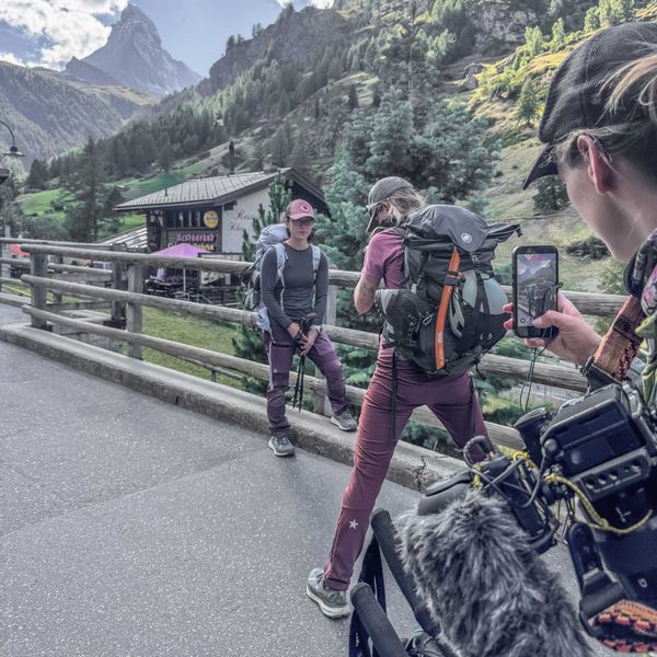 Filmaufnahmen in Zermatt