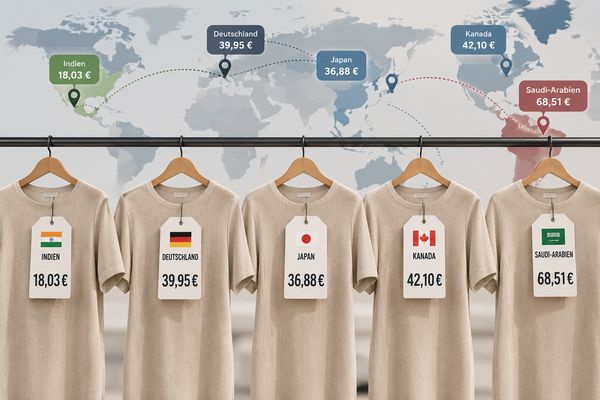Unterschiedliche Preise für das gleiche Produkt. (Foto: KI)