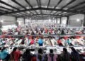 Produktionshalle der Kai Hong Schuhfabrik