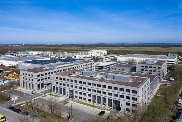 Der Gewerbecampus Gießerei in Garching (Foto: Beos AG)