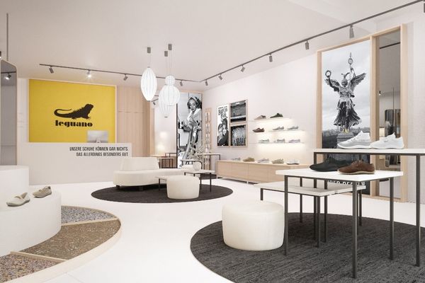 So soll der Leguano-Store in Berlin aussehen.