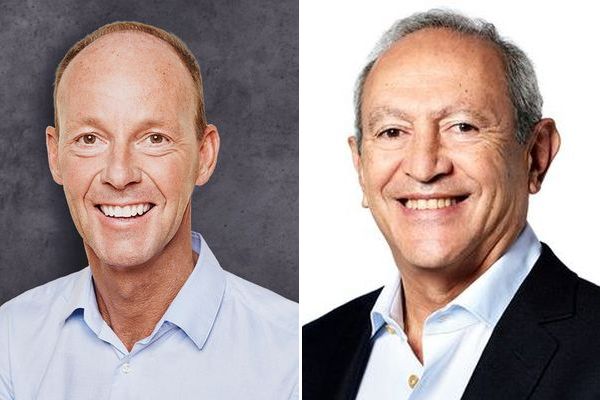 Thomas Rabe (left) and Nassef Sawiris