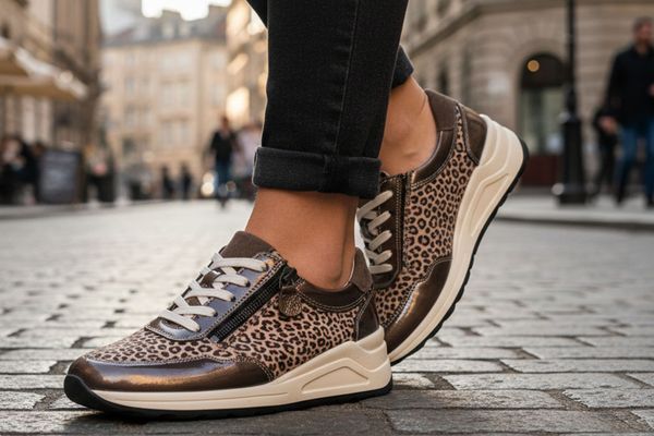 Schuhe von Christian Dietz werden in dem neuen Geschäft angeboten.