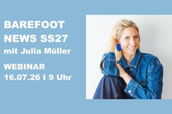Müller stellt die Barfußschuh-Trends vor.