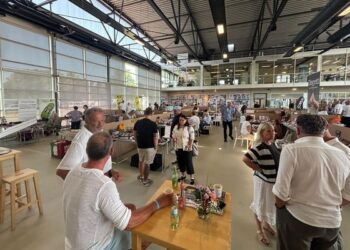 Blick in die Messehalle