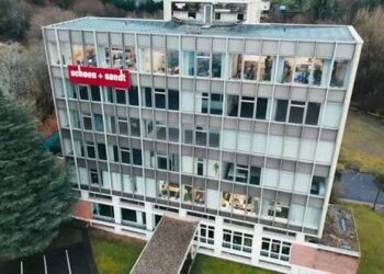 Die bisherige Firmenzentrale von Schoen+Sandt in Pirmasens