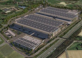 So wird das neue Logistikcenter in Lüttich aussehen.