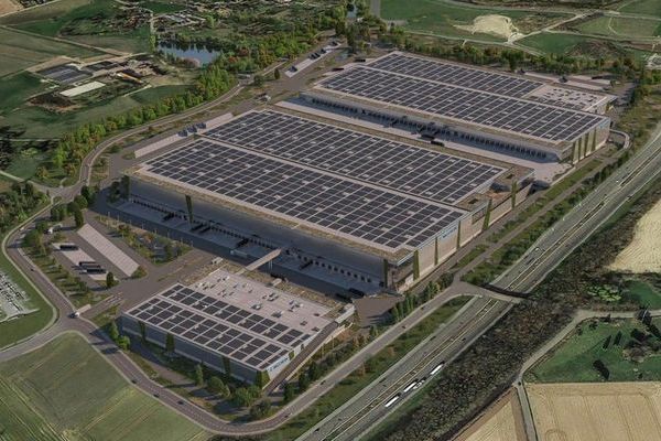 This is what the new logistics center in Liège will look like.