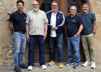 Das neue Joya-Außendienstteam Deutschland (von links): Karl Müller, Marc E. Scherer, Jörg Rausse, Lutz Kay und Harald Vogel.