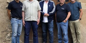 Das neue Joya-Außendienstteam Deutschland (von links): Karl Müller, Marc E. Scherer, Jörg Rausse, Lutz Kay und Harald Vogel.