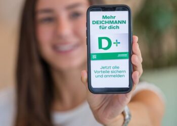 Neue Deichmann App für Mobilgeräte (Foto: Deichmann SE / Ruediger Fessel)