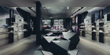 Blick in den neuen Store in Chamonix