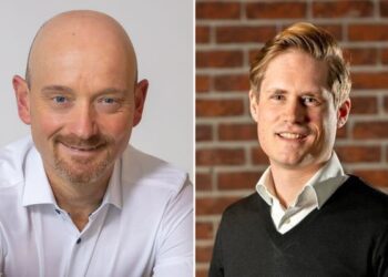 Stefan Nicoai ECC/Links) und René Schnellen (Fashion Cloud)