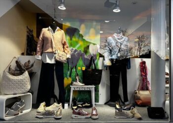 Stilecht Schuhe schleißt Ende Oktober.