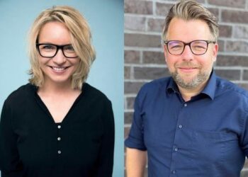 Porträts von Astrid Heinze und Kay Wegerhoff, Vertreter von ANWR und SABU.