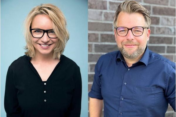 Porträts von Astrid Heinze und Kay Wegerhoff, Vertreter von ANWR und SABU.